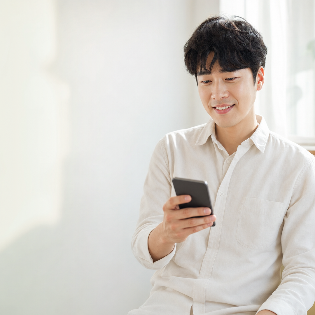 다음머니 신용카드한도현금화 휴대전화로 남은 한도를 조회하는 고객